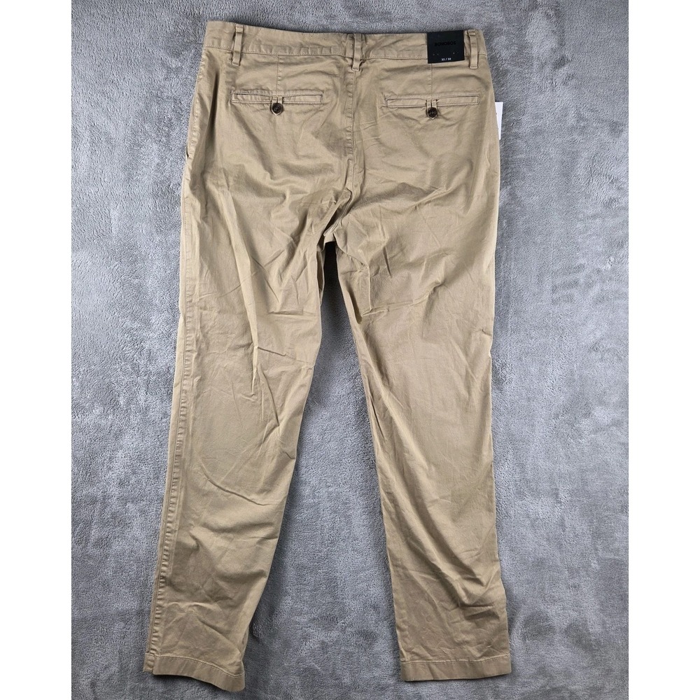 NWT Bonobos Slim Fit Chino Khaki Pants Men's Navy 32x30 Cotton Blend Stretch - Picture 3 of 14